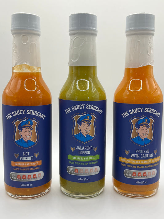 3-pack Hot Sauce
